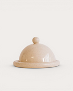 Keramik Butterdose & Servierglocke Hoop