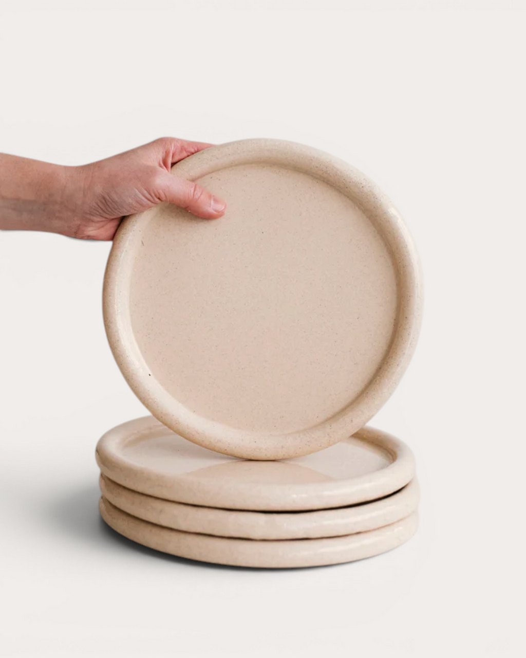 Keramik Teller Hoop – Ivory