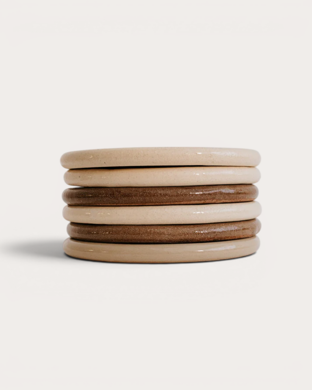 Keramik Teller Hoop – Beige