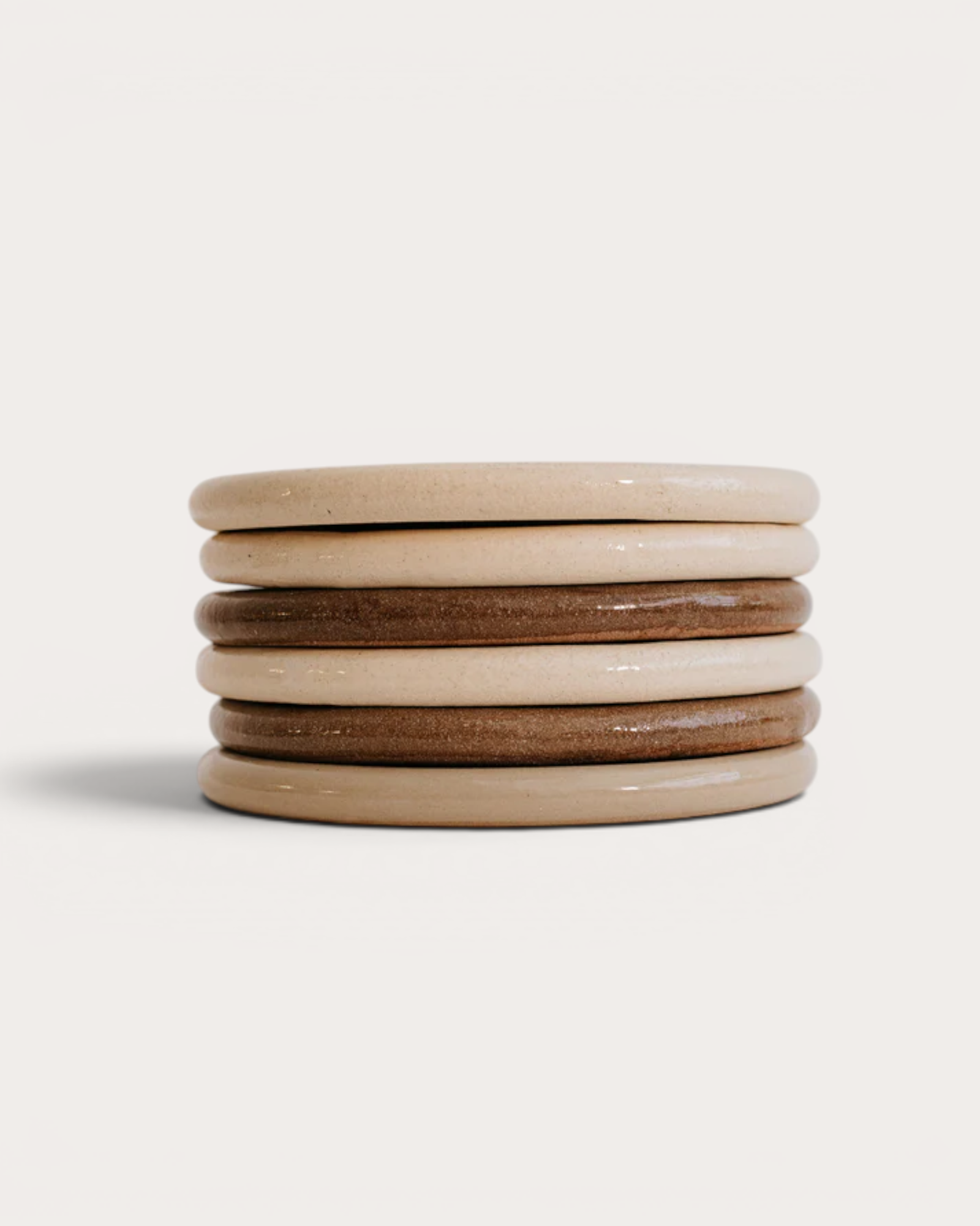 Keramik Teller Hoop – Beige