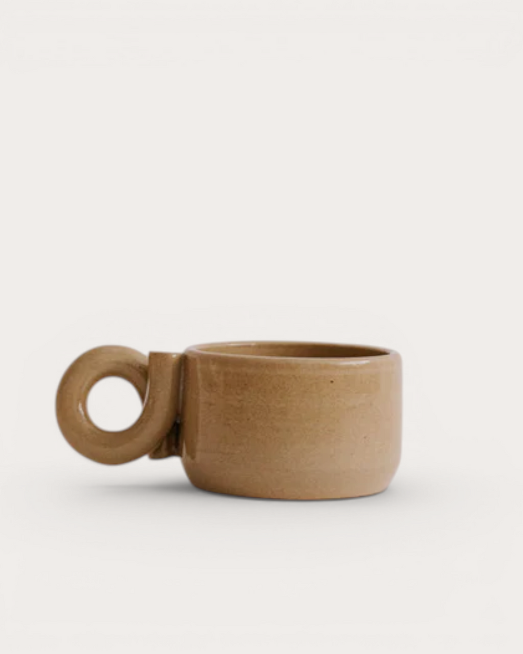 Keramik Tasse Hoop – Beige
