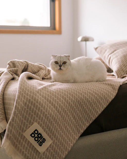Kuscheldecke Tidling - Beige