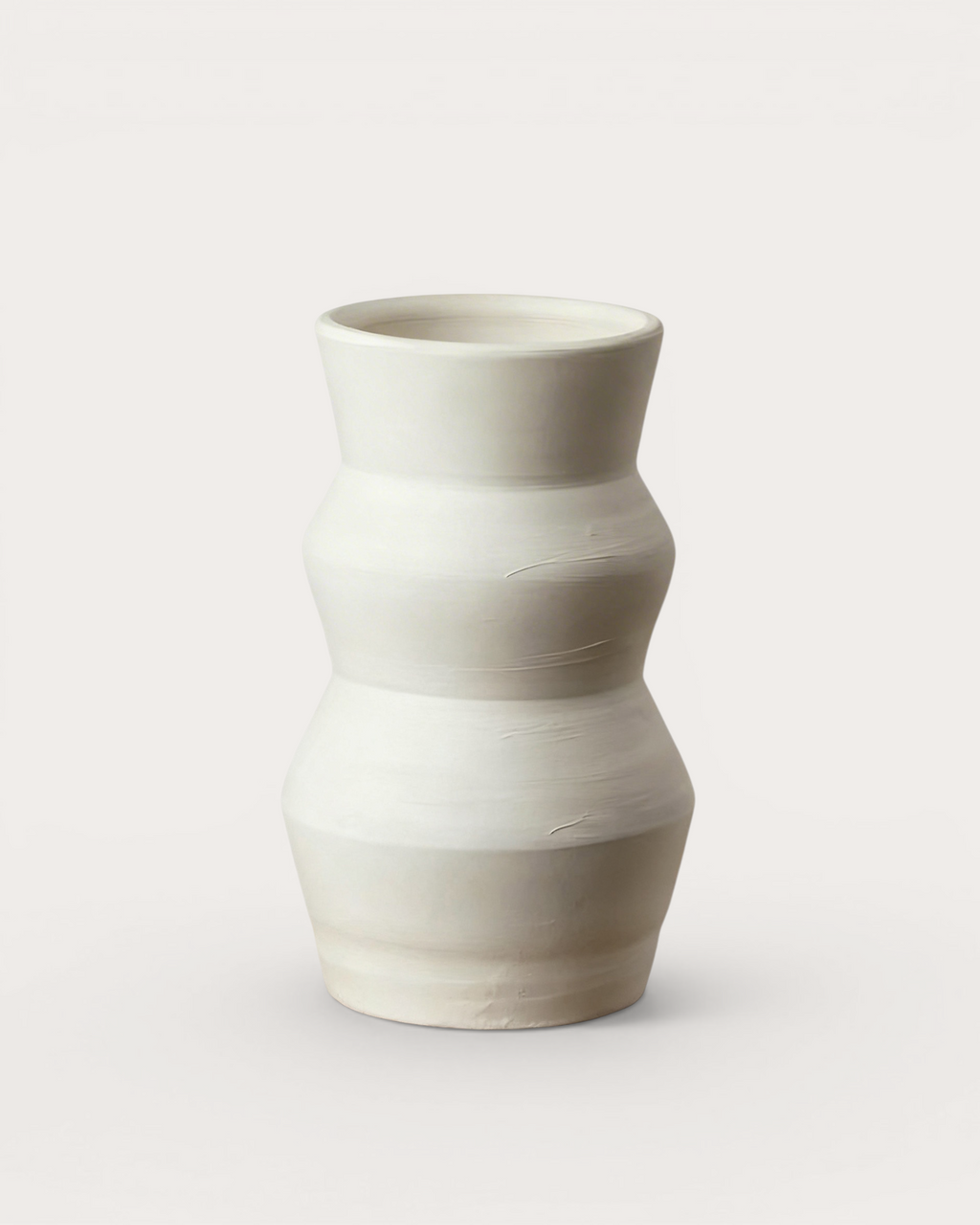 Kleine Keramikvase Linea - Handgemacht