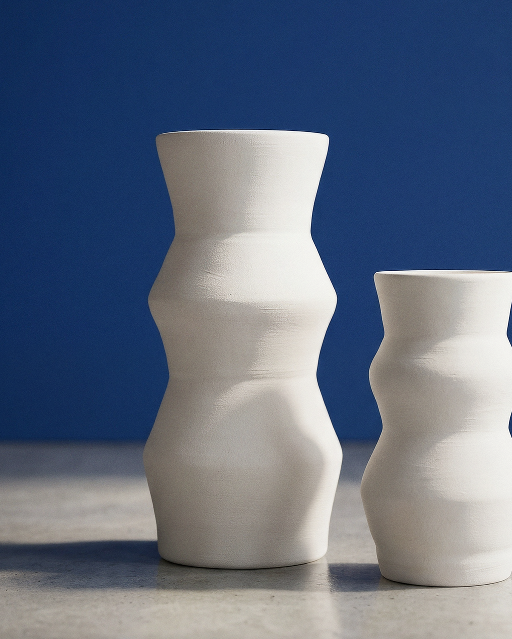 Große Keramikvase Linea - Handgemacht
